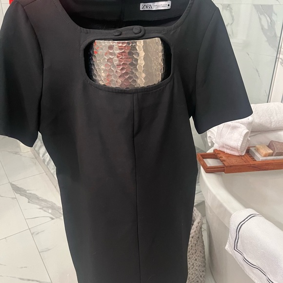 Zara mod Austin Powers style mini dress size XXL twiggy space age swinging 60s - Picture 4 of 17